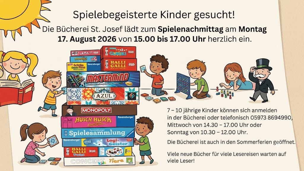 Spielebegeisterte Kinder gesucht!