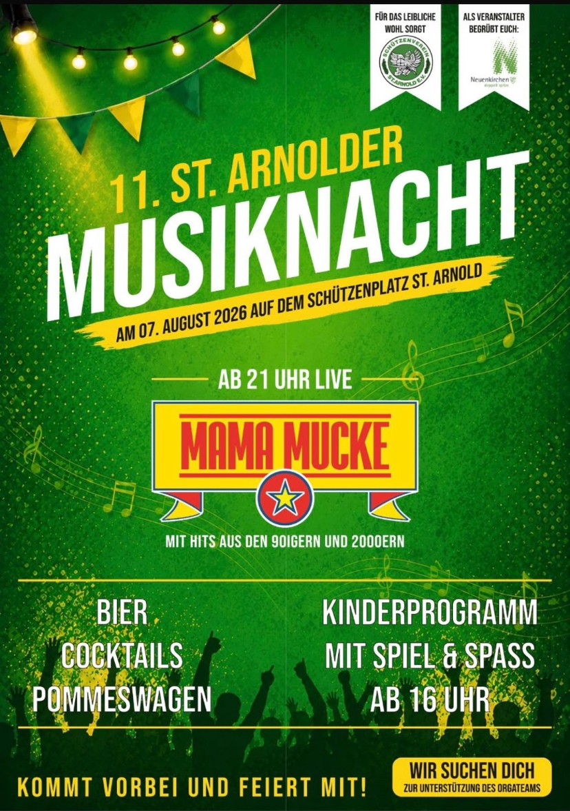 11. St. Arnolder Musiknacht
